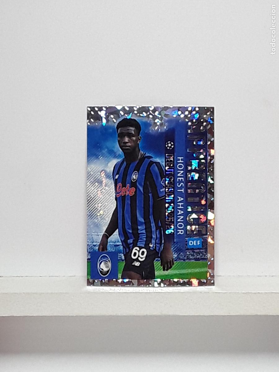 Figurine di Calcio: CHAMPIONS STICKER 2025 2026 25 26 ALBUM TOPPS LEAGUE N 91 ATALANTA HONEST AHANOR