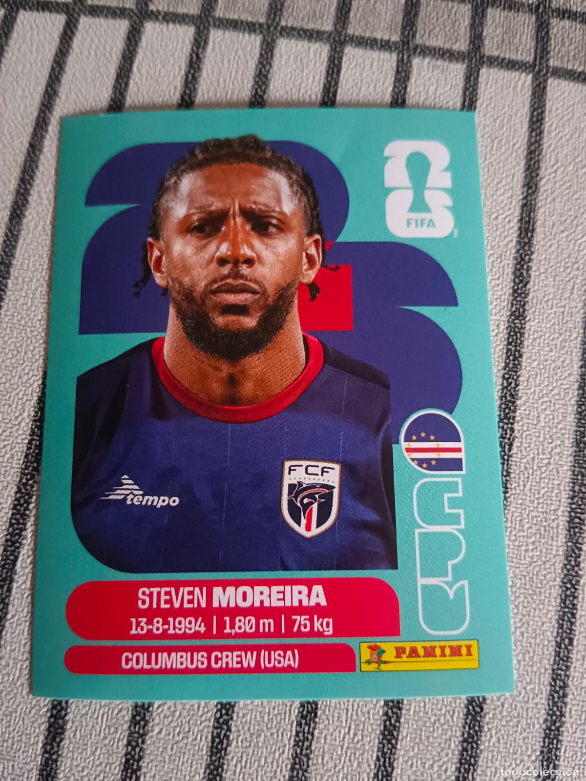 Cromos de f&uacute;tbol: MUNDIAL 2026 ESTADOS UNIDOS USA MEXICO MEJICO CANADA CPV 6 CPV6 MOREIRA CABO VERDE FIFA
