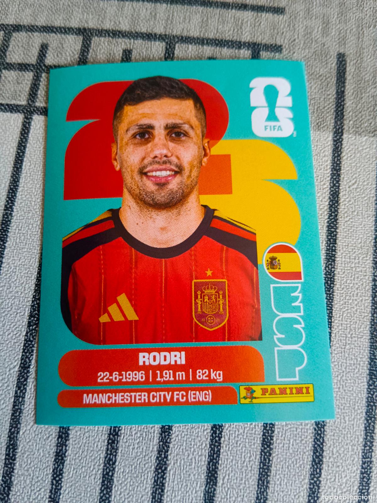 Cromos de f&uacute;tbol: MUNDIAL 2026 ESTADOS UNIDOS USA MEXICO MEJICO CANADA ESP 10 ESP10 RODRI ESPA&Ntilde;A FIFA