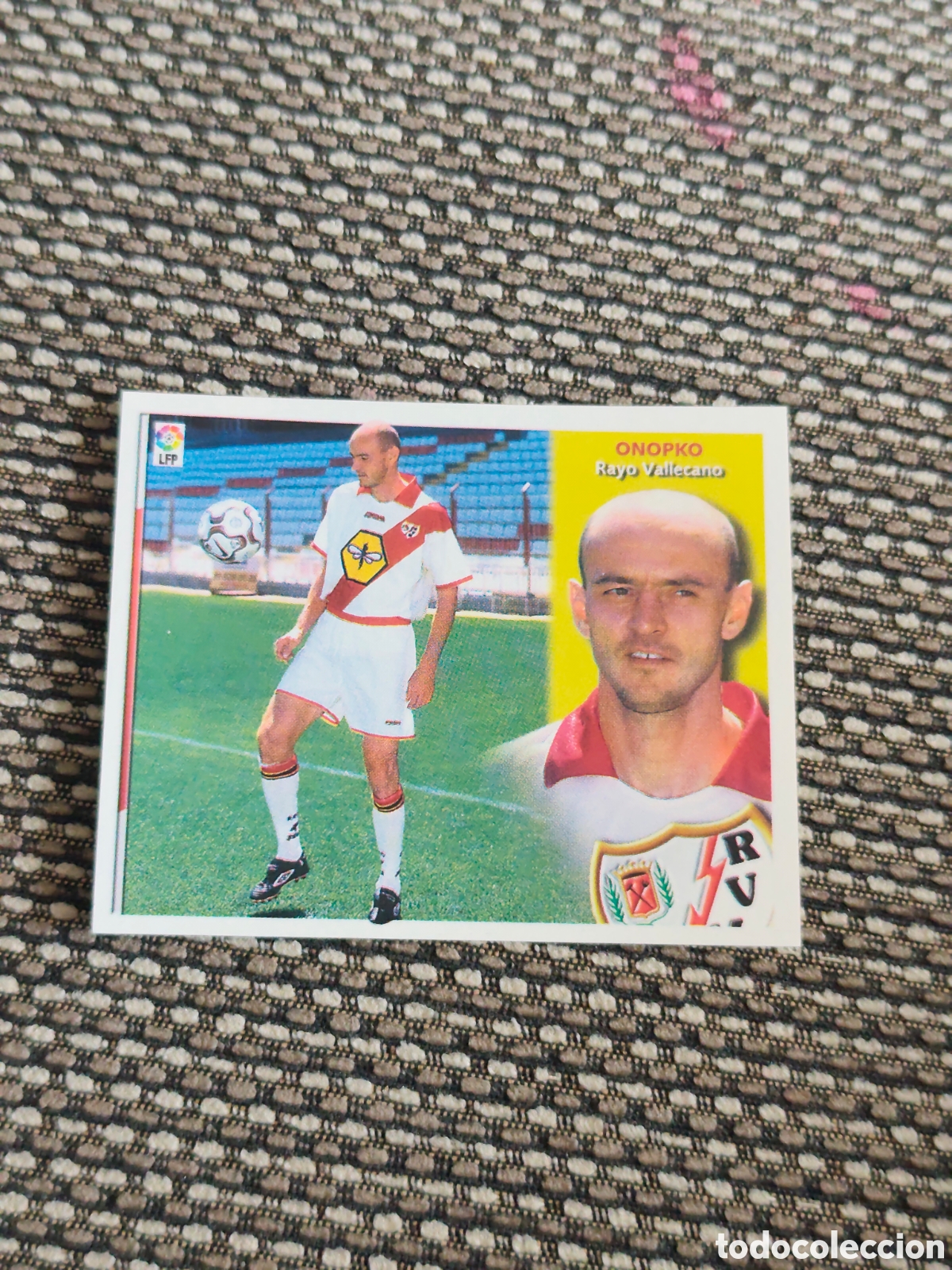 Cromos de f&uacute;tbol: FICHAJE 32 ONOPKO RAYO VALLECANO EDICIONES ESTE 2002 2003