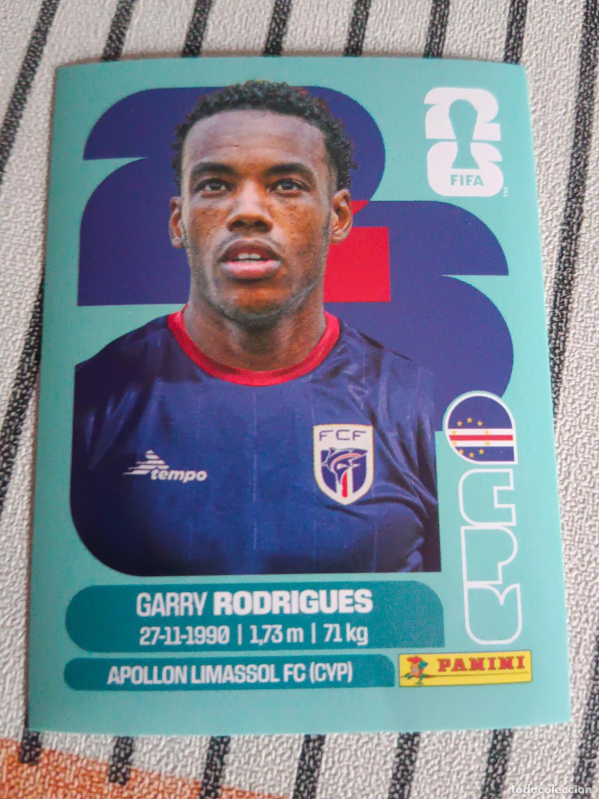 Cromos de f&uacute;tbol: MUNDIAL 2026 ESTADOS UNIDOS USA MEXICO MEJICO CANADA CPV 15 CPV15 GARRY RODRIGUES CABO VERDE FIFA