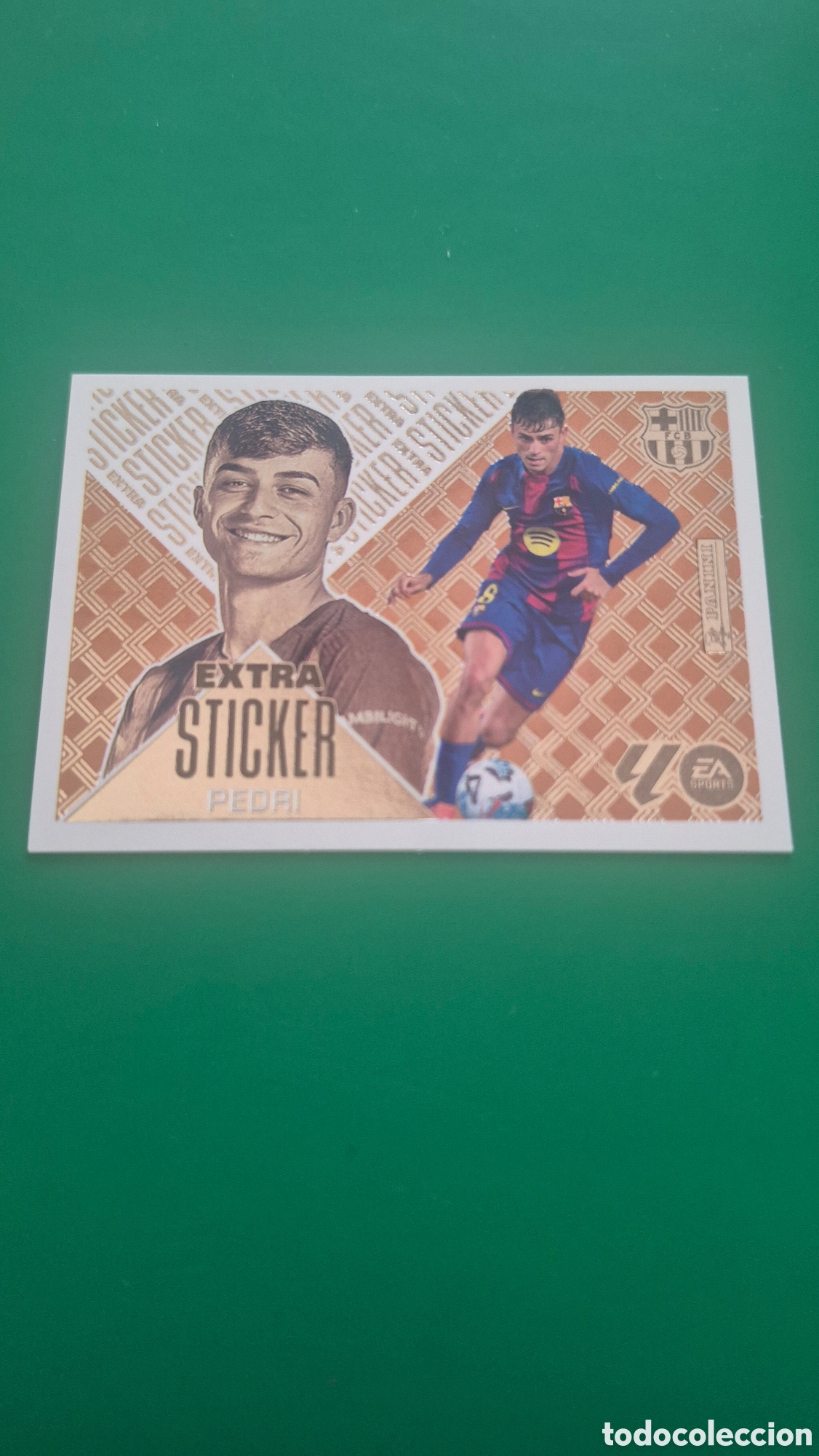 Cromos de f&uacute;tbol: LIGA ESTE 2026 2027 26 27 PEDRI BARCELONA EXTRA STICKER BRONCE
