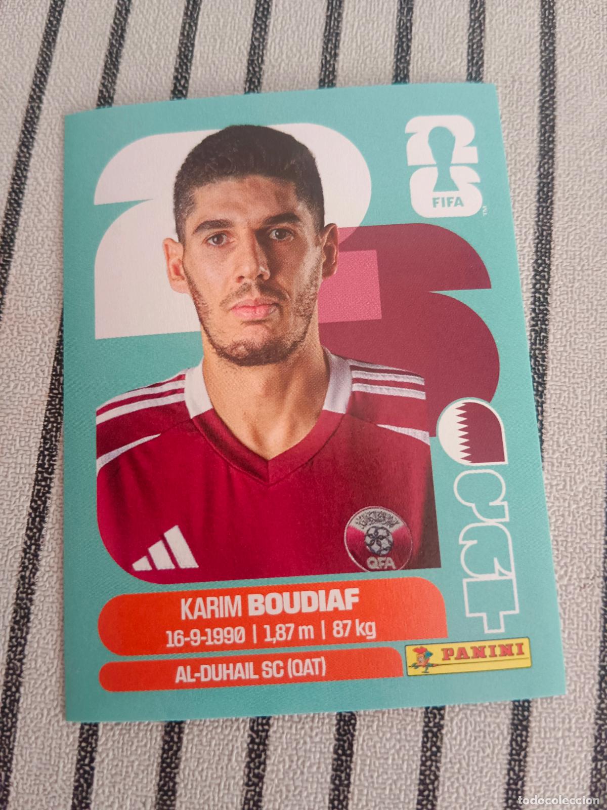 Cromos de f&uacute;tbol: MUNDIAL 2026 ESTADOS UNIDOS USA MEXICO MEJICO CANADA QAT 10 QAT10 KARIM BOUDIAF QATAR FIFA