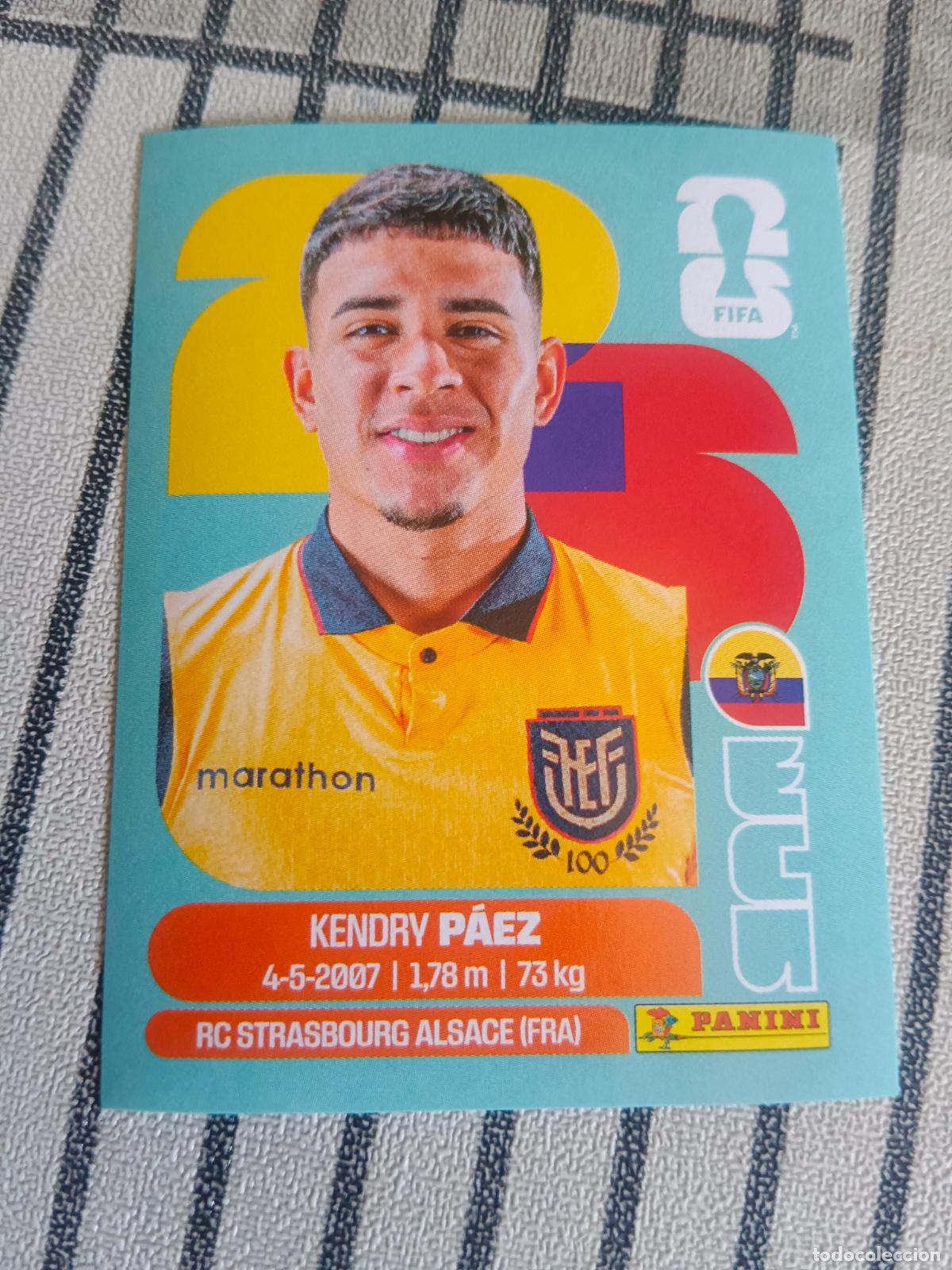 Cromos de f&uacute;tbol: MUNDIAL 2026 ESTADOS UNIDOS USA MEXICO MEJICO CANADA ECU 11 ECU11 KENDRY PAEZ ECUADOR FIFA