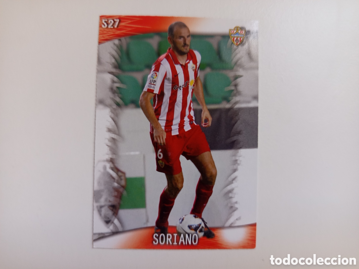 Football Stickers: ❇️ CROMO ⚽ SORIANO ALMER&Iacute;A 527 FICHAS LIGA QUIZ GAME 2014 13 14 2013 2014 MUNDICROMO ❇️
