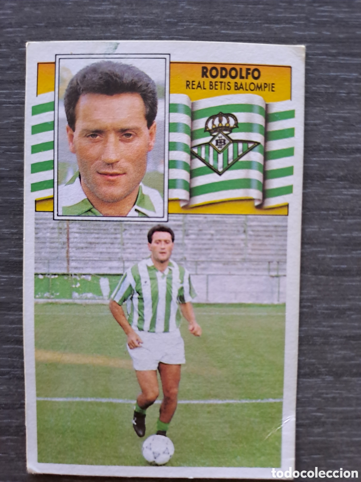 Cromos de f&uacute;tbol: LIGA ESTE 90-91 &mdash; RODOLFO FICHAJE N&ordm; 18 &mdash; SIN PEGAR Descripci&oacute;n: LIGA ESTE 90-91 &mdash; RODOLFO FICHAJE
