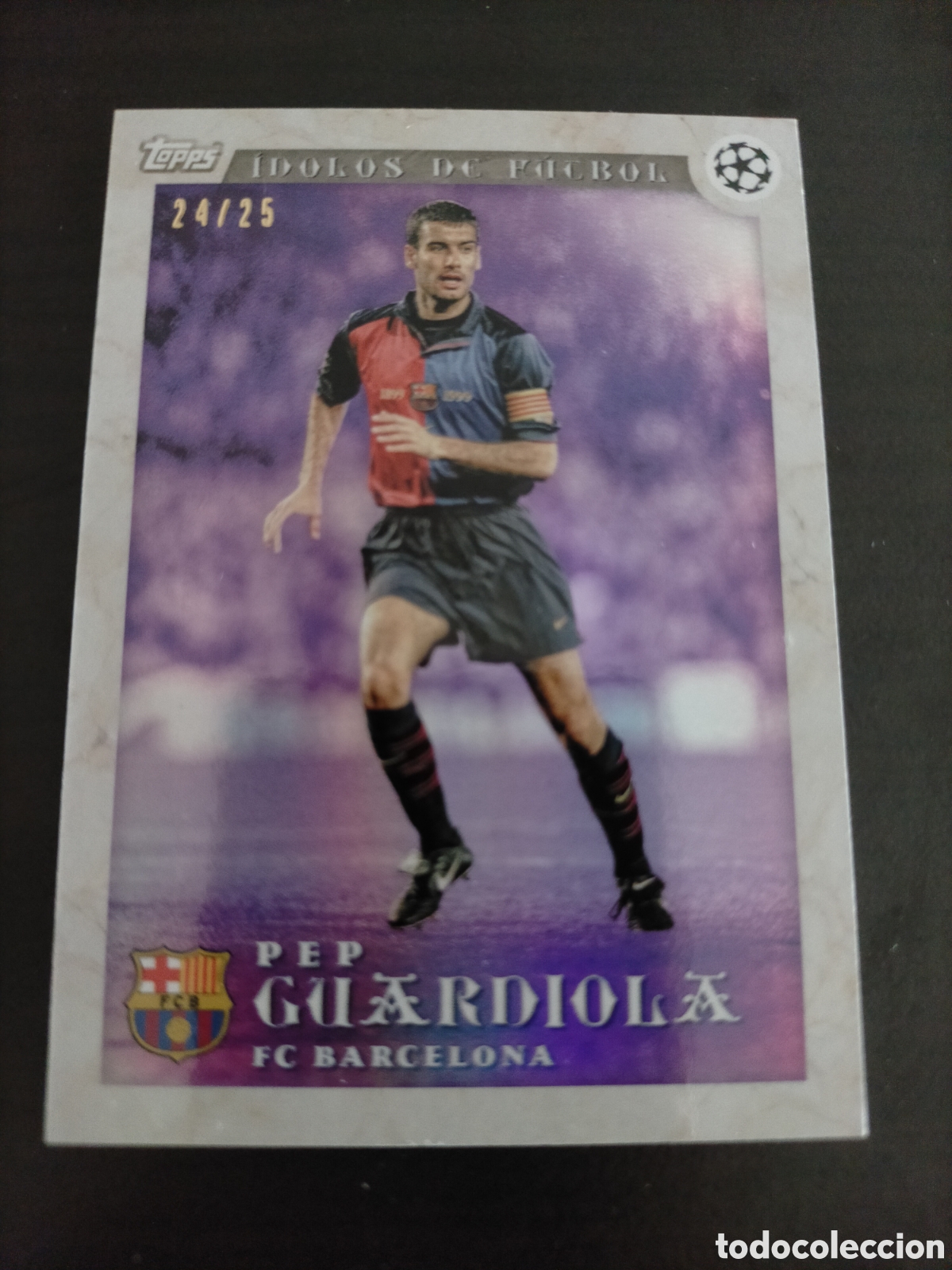 Cromos de f&uacute;tbol: Guardiola FC Barcelona topps aitana bonmati set 2024 numerada a 25