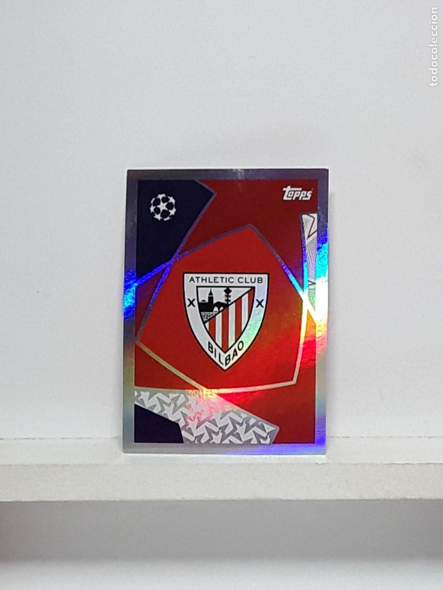 Football Stickers: CHAMPIONS STICKER 2025 2026 25 26 ALBUM TOPPS LEAGUE N 98 ATHLETIC ESCUDO LOGO