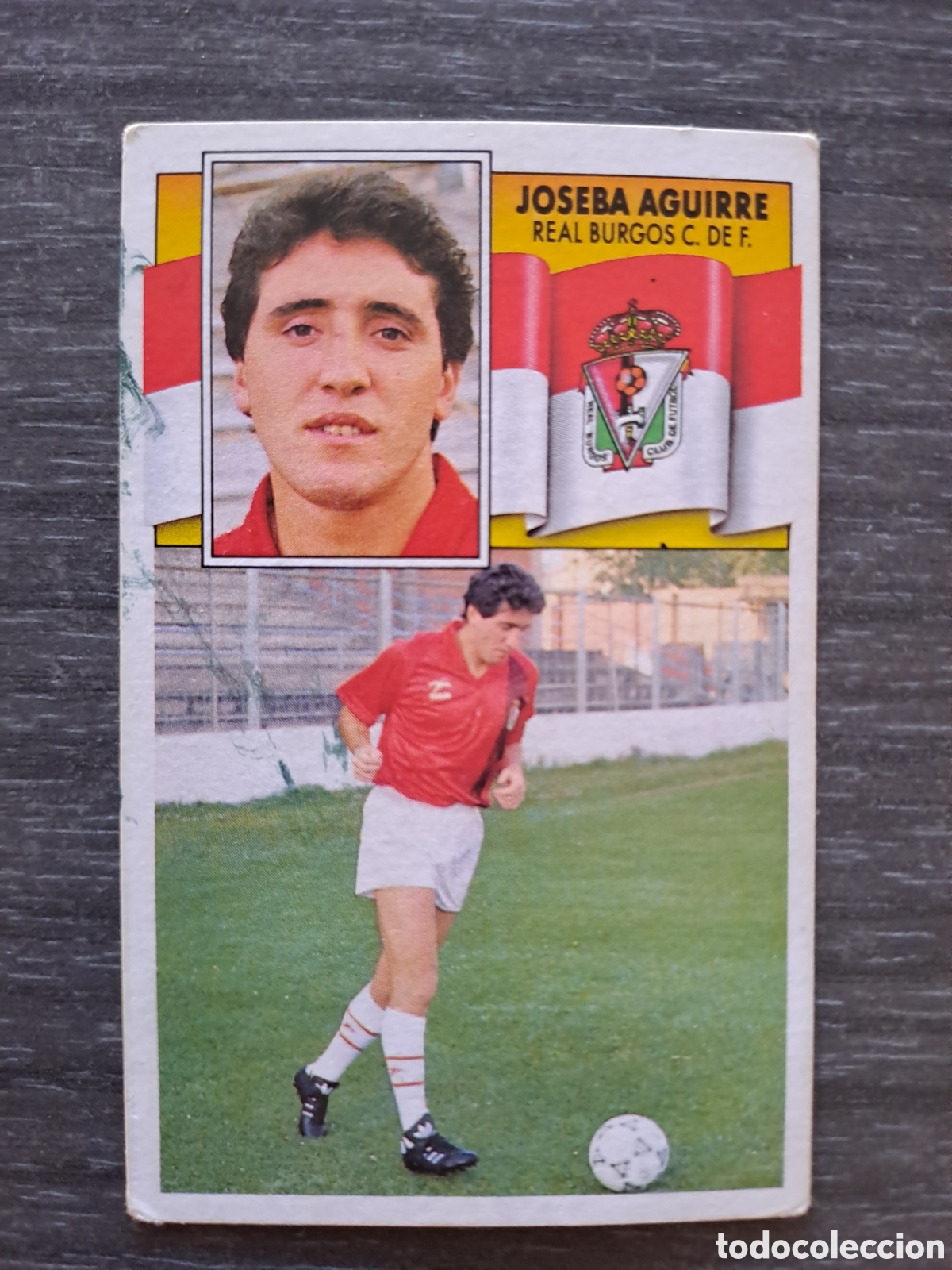 Football Stickers: LIGA ESTE 90-91 &mdash; JOSEBA AGUIRRE FICHAJE N&ordm; 23 &mdash; SIN PEGAR
