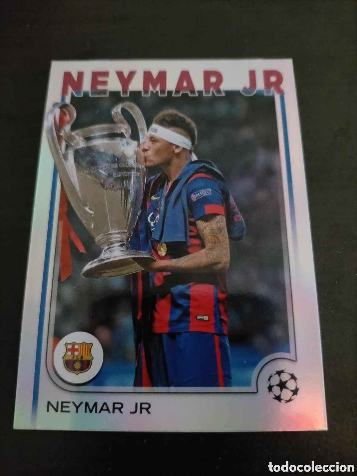 Football Stickers: Neymar jr FC Barcelona topps 2025 image variation