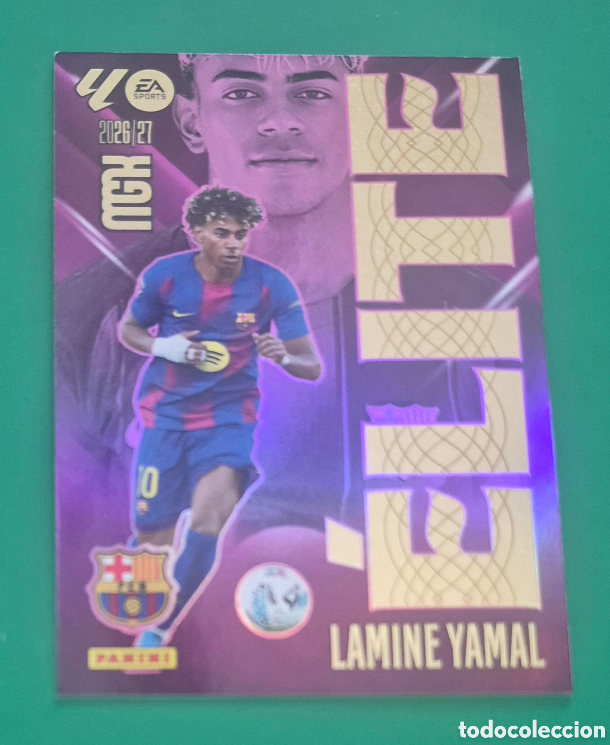 Football Stickers: 9 LAMINE YAMAL BARCELONA &Eacute;LITE MEGACRACKS 2026 2027 26 27
