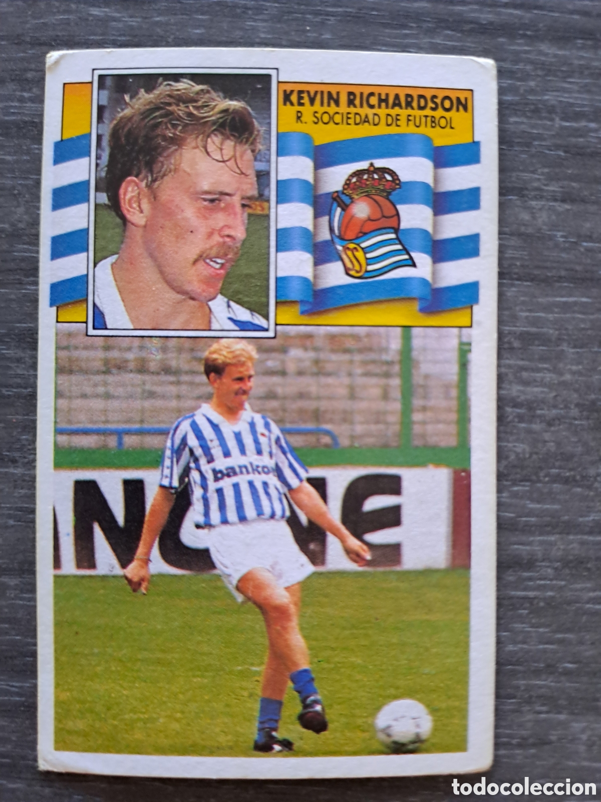 Figurine di Calcio: LIGA ESTE 90-91 &mdash; RICHARDSON FICHAJE N&ordm; 30 &mdash; SIN PEGAR Descripci&oacute;n: LIGA ESTE 90-91 &mdash; RICHARDSON