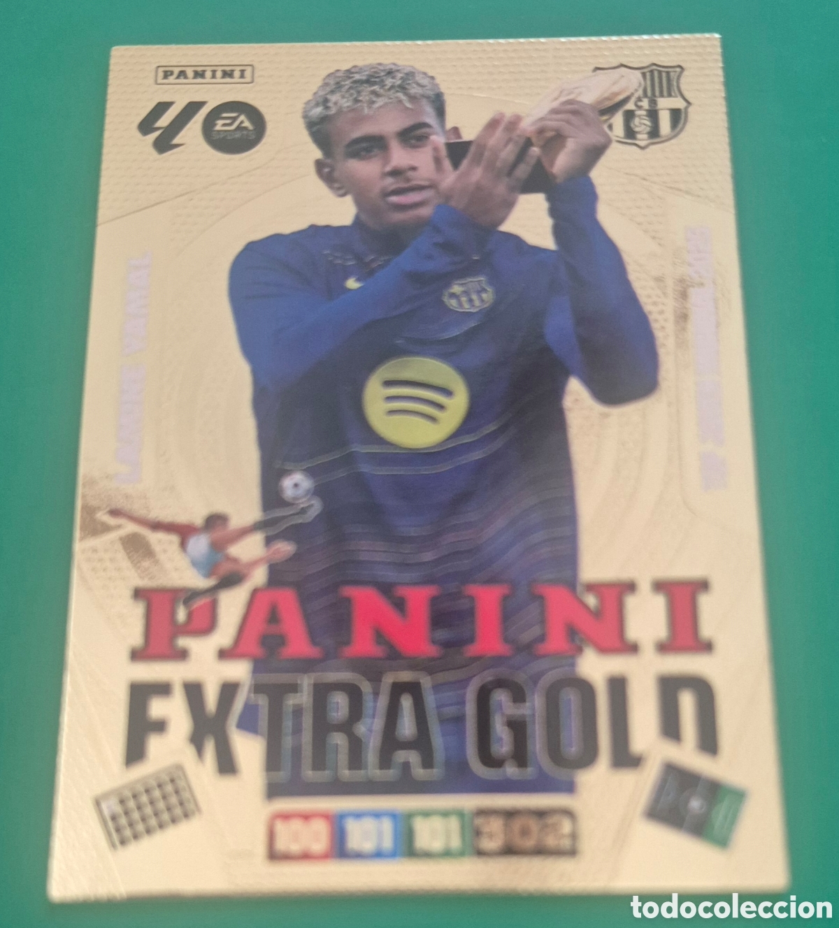 Cartes &agrave; collectionner de Football: ADRENALYN 2025 2026 25 26 ALBUM PANINI LIGA N BARCELONA EXTRA GOLD LAMINE YAMAL