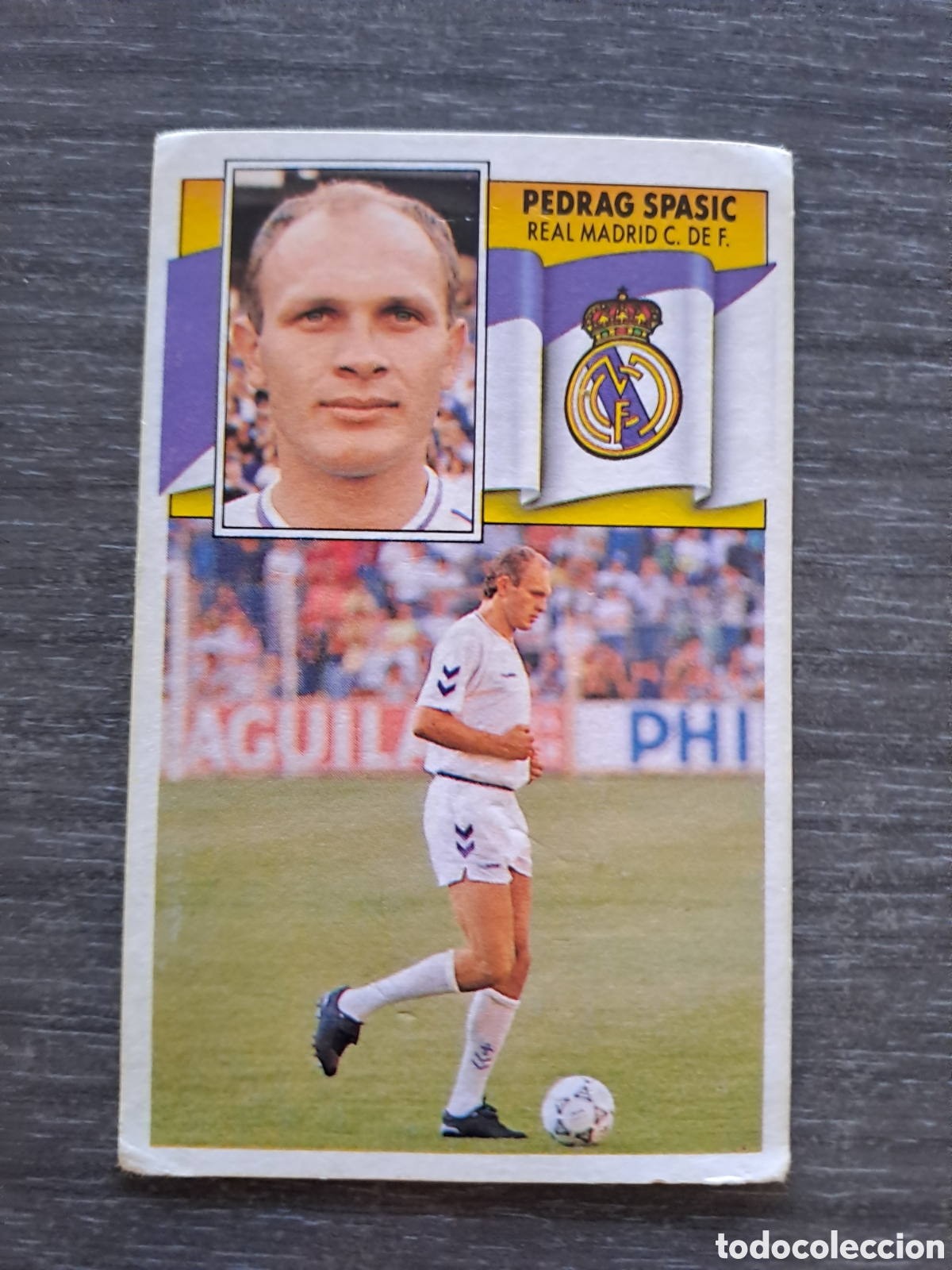 Cromos de f&uacute;tbol: LIGA ESTE 90-91 &mdash; SPASIC FICHAJE N&ordm; 33 &mdash; SIN PEGAR Descripci&oacute;n: LIGA ESTE 90-91 &mdash; SPASIC FICHAJE