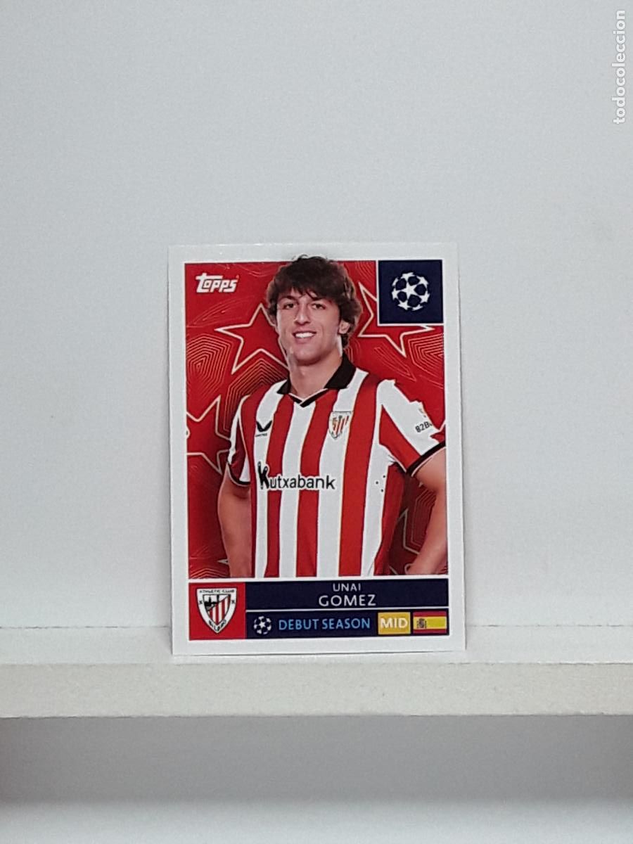 Cromos de f&uacute;tbol: CHAMPIONS STICKER 2025 2026 25 26 ALBUM TOPPS LEAGUE N 109 ATHLETIC UNAI GOMEZ