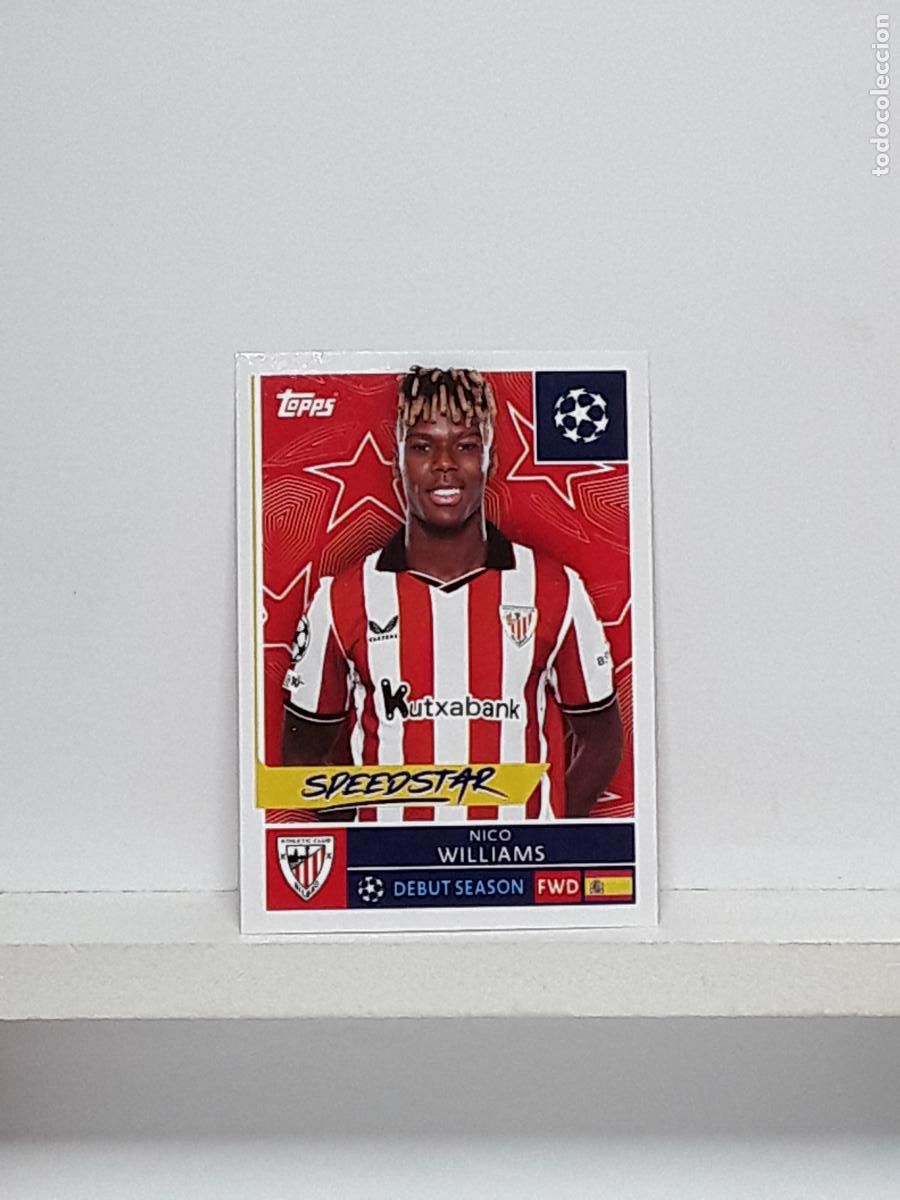 Cromos de f&uacute;tbol: CHAMPIONS STICKER 2025 2026 25 26 ALBUM TOPPS LEAGUE N 110 ATHLETIC NICO WILLIAMS