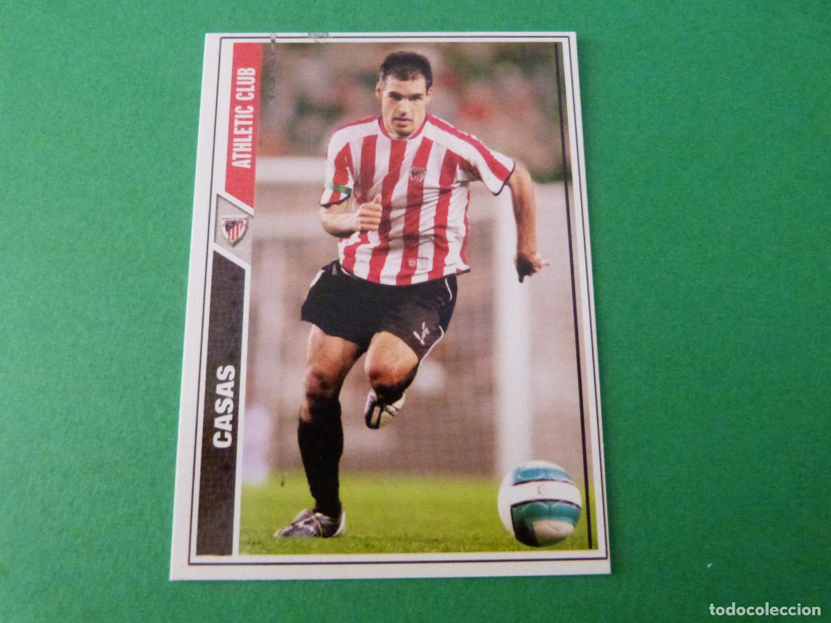 Cromos de f&uacute;tbol: TRADING CARD FUTBOL CASAS ATH. BILBAO N&ordm; 443 FICHAS LIGA MUNDICROMO 2007-2008/07-08