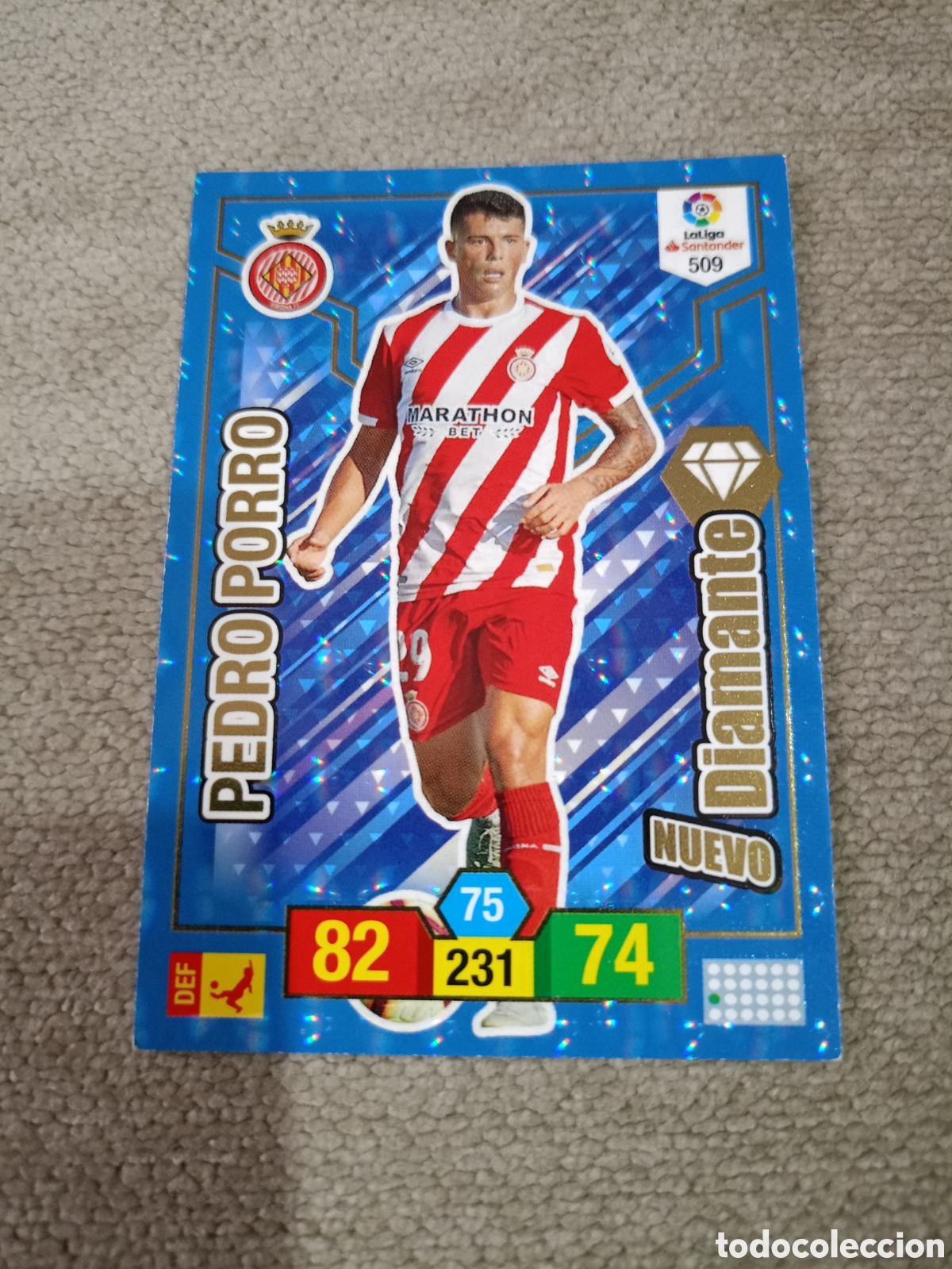 Cromos de f&uacute;tbol: # Diamante 509 PEDRO PORRO Adrenalyn 2018-19