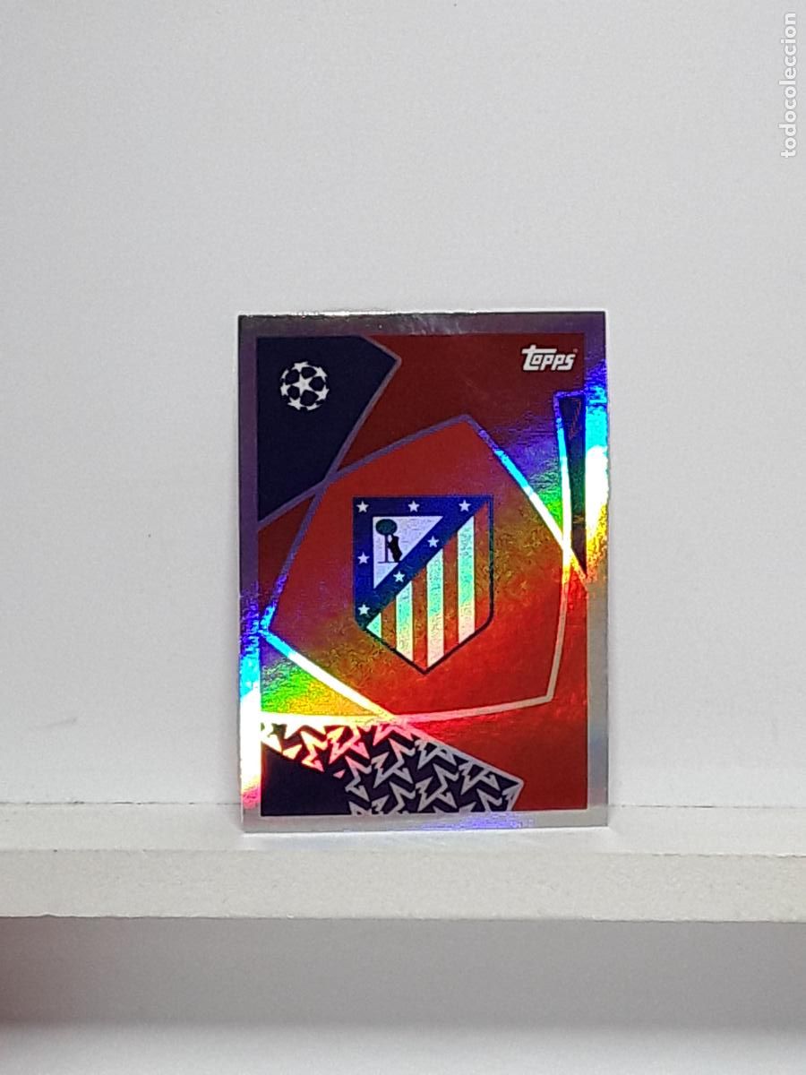 Cromos de Futebol: CHAMPIONS STICKER 2025 2026 25 26 ALBUM TOPPS LEAGUE N 112 ATLETICO MADRID ESCUDO LOGO