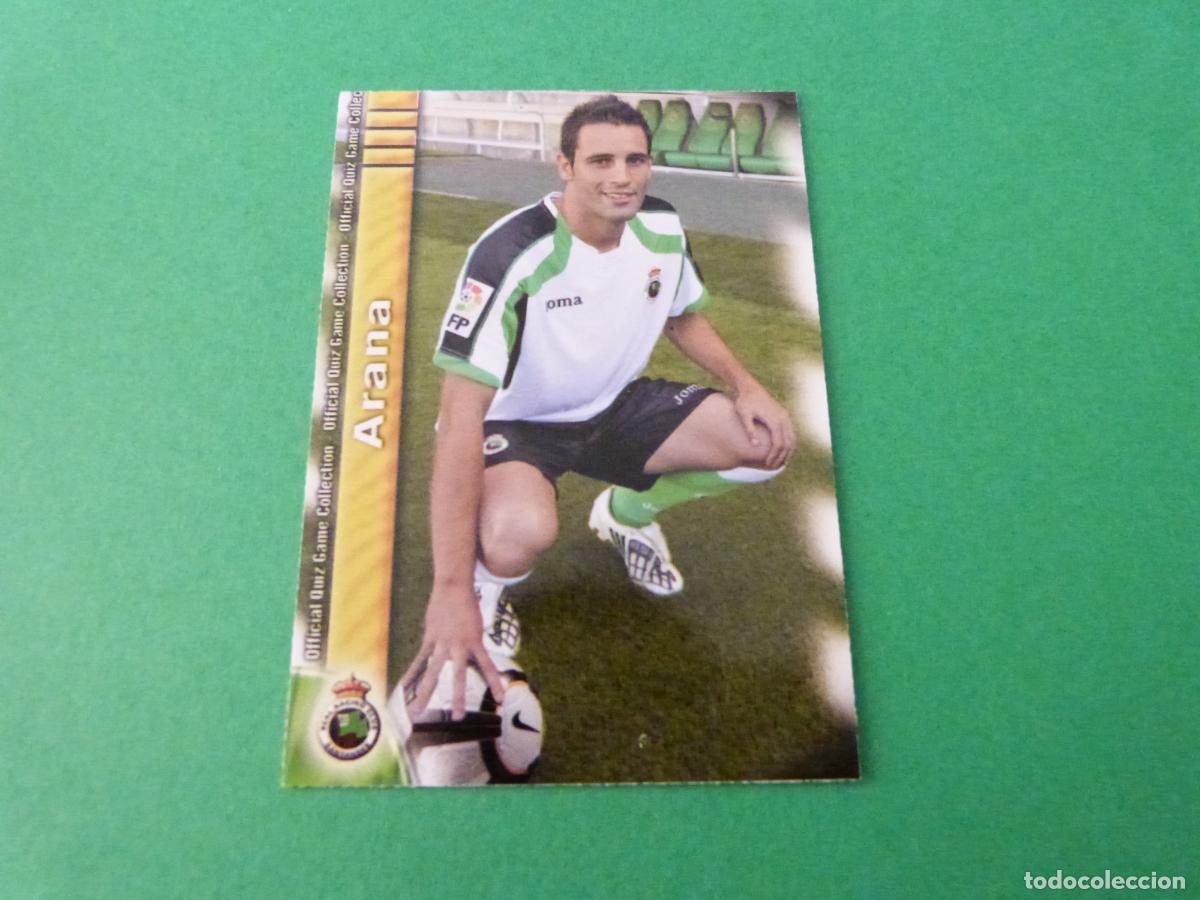 Cromos de Futebol: TRADING CARD FUTBOL ARANA RACING DE SANTANDER N&ordm; 311 FICHAS LIGA MUNDICROMO 2009-2010/09-10