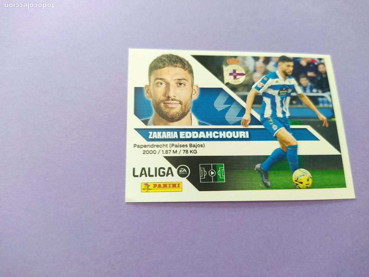 Cromos de f&uacute;tbol: LIGA ESTE 2026 2027 26 27 NUEVO - DEPORTIVO A CORU&Ntilde;A N&ordm; 19 EDDAHCHOURI