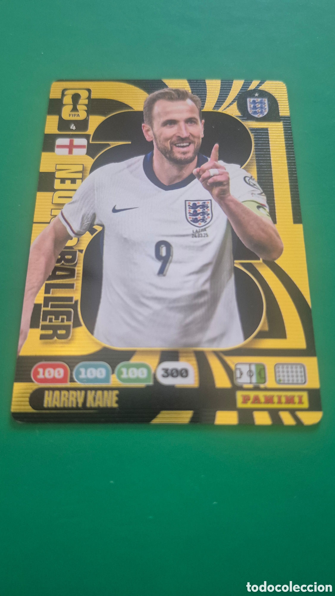 Cromos de f&uacute;tbol: HARRY KANE INGLATERRA 4 GOLDEN BALLER ADRENALYN XL FIFA WORLD CUP 2026 26 USA PANINI