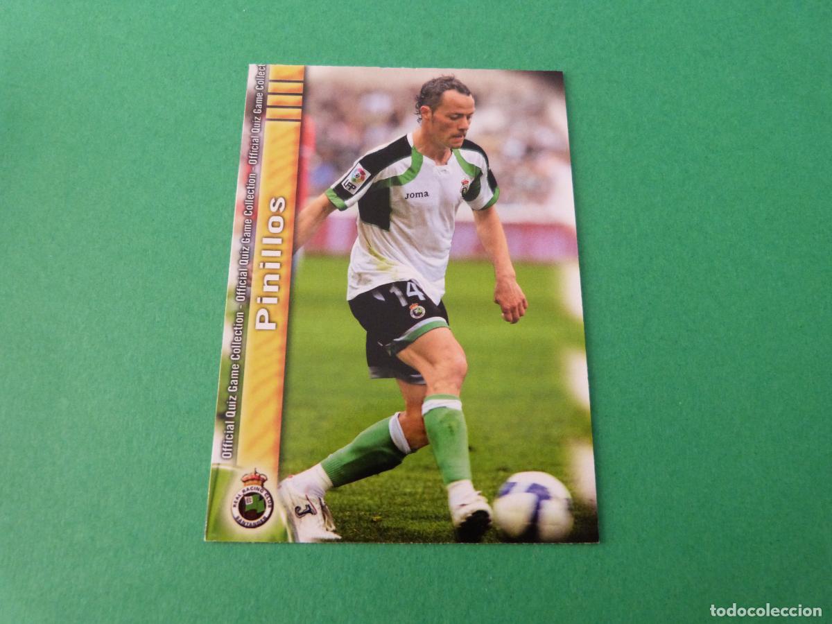 Cromos de f&uacute;tbol: TRADING CARD FUTBOL PINILLOS RACING DE SANTANDER N&ordm; 307 FICHAS LIGA MUNDICROMO 2009-2010/09-10