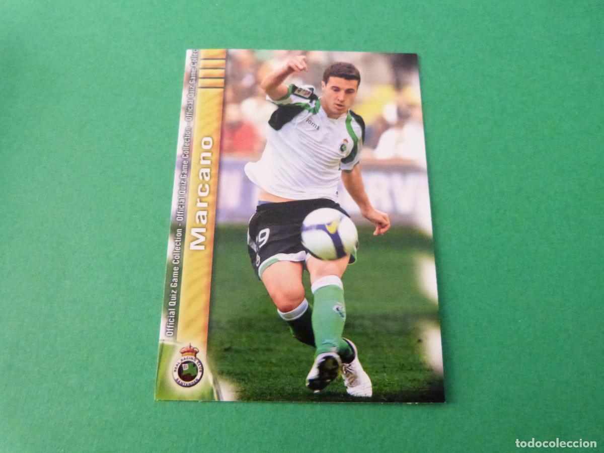 Cromos de f&uacute;tbol: TRADING CARD FUTBOL MARCANO RACING DE SANTANDER N&ordm; 304 FICHAS LIGA MUNDICROMO 2009-2010/09-10