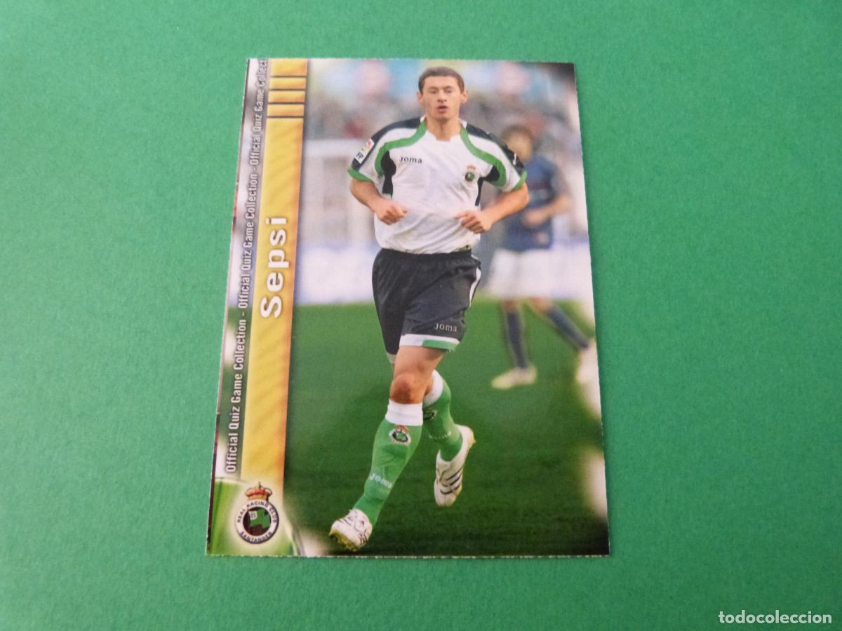 Cromos de f&uacute;tbol: TRADING CARD FUTBOL SEPSI RACING DE SANTANDER N&ordm; 303 FICHAS LIGA MUNDICROMO 2009-2010/09-10