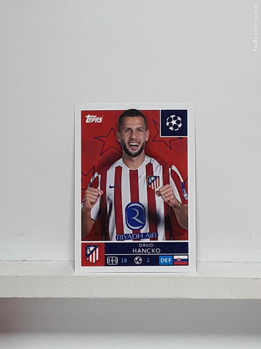 Cromos de f&uacute;tbol: CHAMPIONS STICKER 2025 2026 25 26 ALBUM TOPPS LEAGUE N 116 ATLETICO MADRID DAVID HANCKO