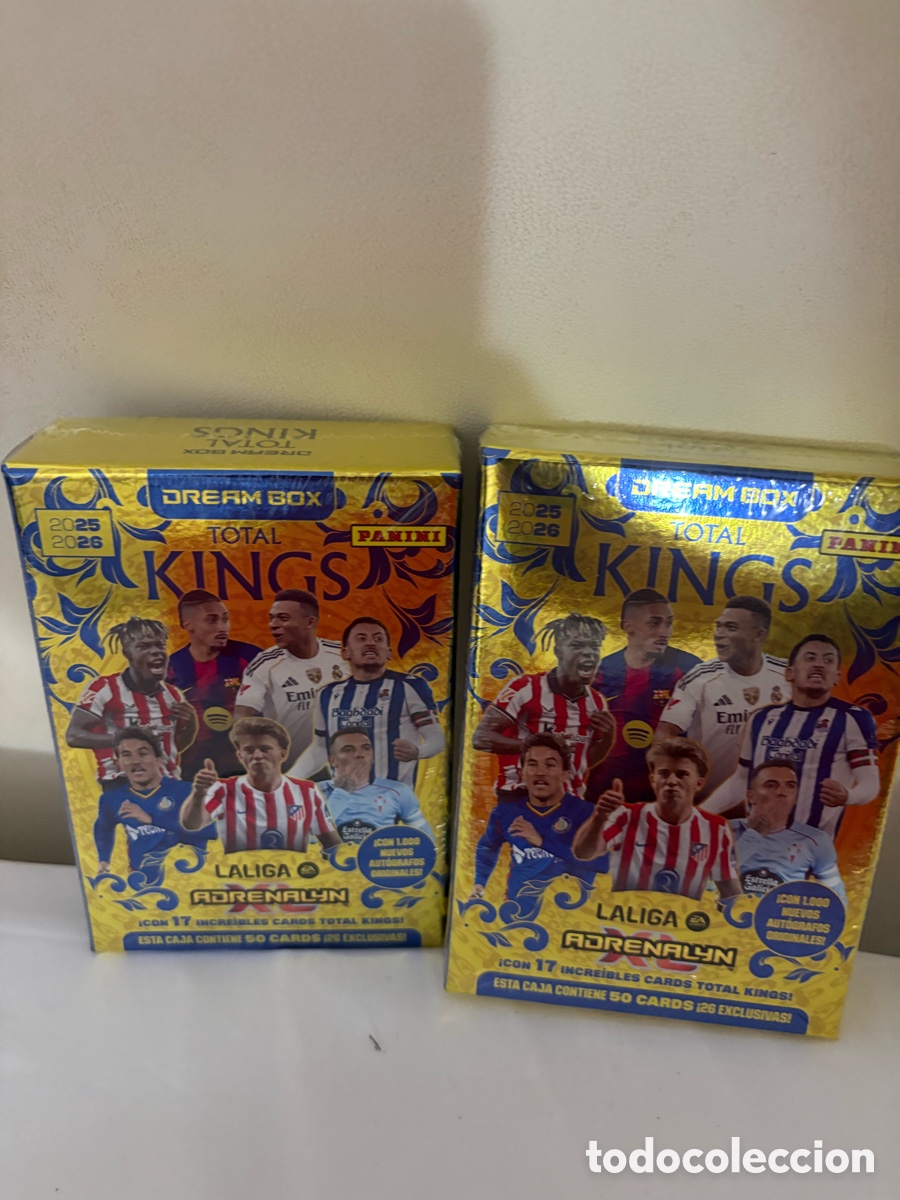 Cromos de f&uacute;tbol: Dream box total kings adrenalyn 2025-2026