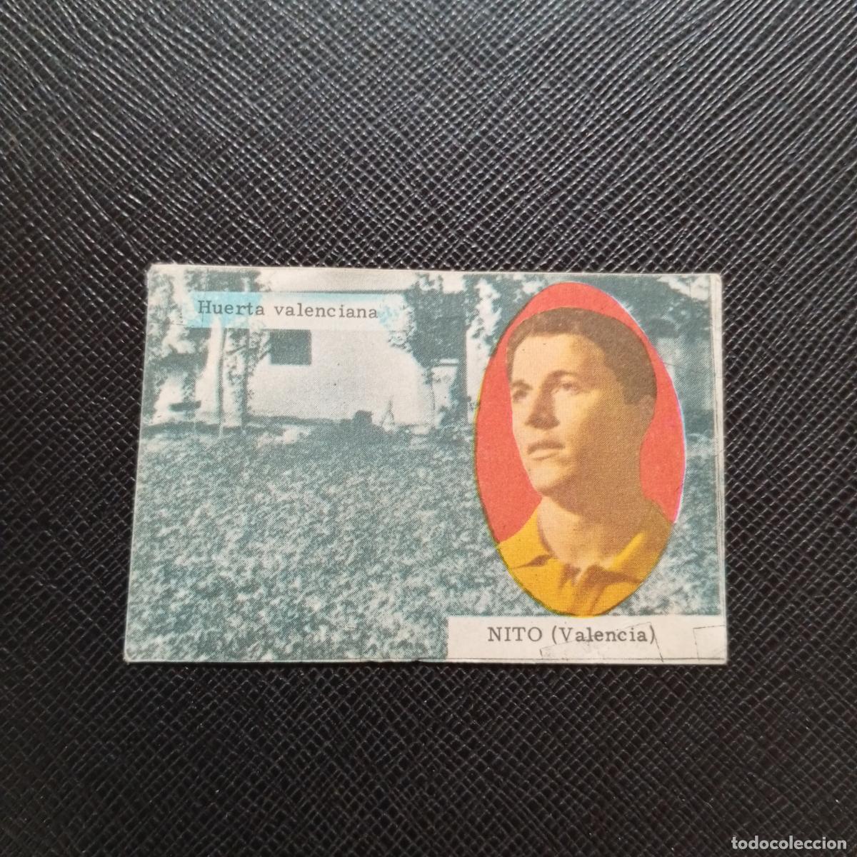 Cartes &agrave; collectionner de Football: NITO VALENCIA FHER 1963 1964 CROMO FUTBOL 63 64 LIGA - DESPEGADO - A139 PG388
