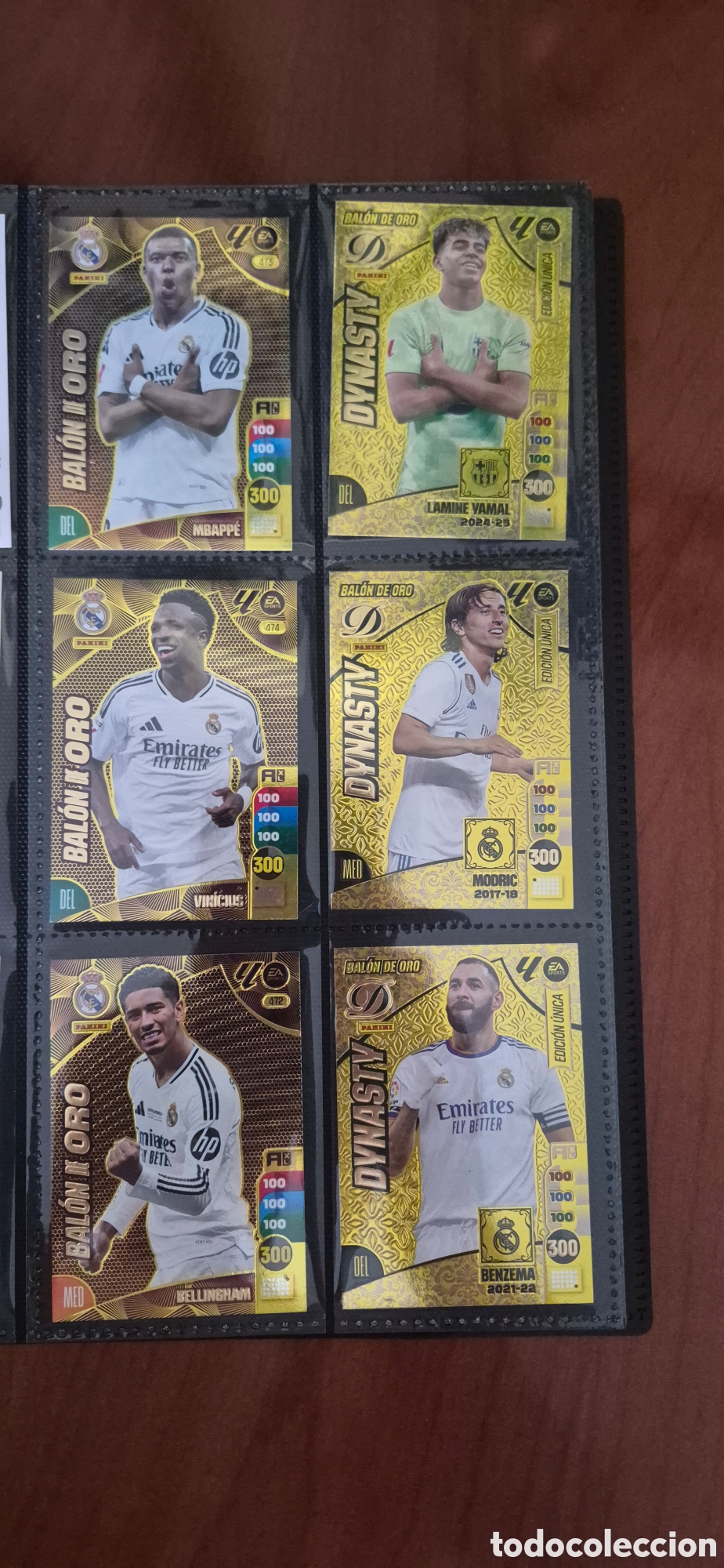 Cromos de f&uacute;tbol: CROMOS BALON DE ORO 9,99e CADA UNO