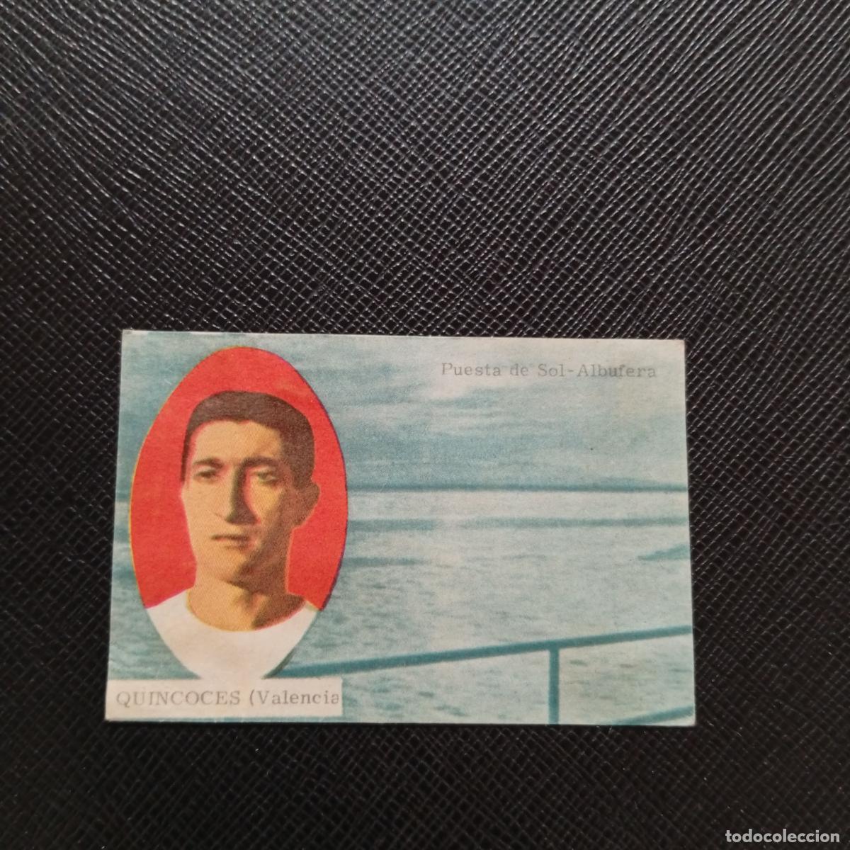 Cromos de f&uacute;tbol: QUINCOCES VALENCIA FHER 1963 1964 CROMO FUTBOL 63 64 LIGA - DESPEGADO - A139 PG397