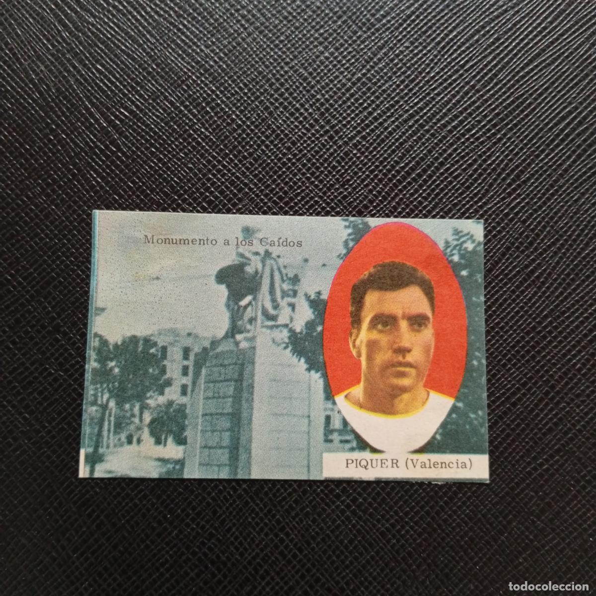 Cromos de f&uacute;tbol: PIQUER VALENCIA FHER 1963 1964 CROMO FUTBOL 63 64 LIGA - DESPEGADO - A139 PG397