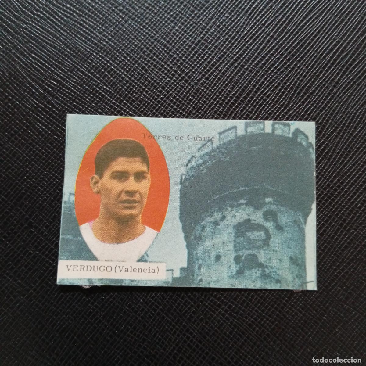 Cromos de f&uacute;tbol: VERDUGO VALENCIA FHER 1963 1964 CROMO FUTBOL 63 64 LIGA - DESPEGADO - A139 PG406