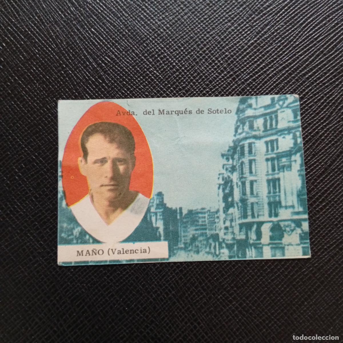 Fu&szlig;ball-Sticker: MA&Ntilde;O VALENCIA FHER 1963 1964 CROMO FUTBOL 63 64 LIGA - DESPEGADO - A139 PG451