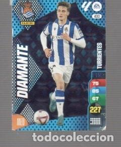 Cromos de f&uacute;tbol: CROMO DE XL ADRENALYN Y PANINI LA LIGA 2024 / 25 TURRIENTES DEL REAL SOCIEDAD