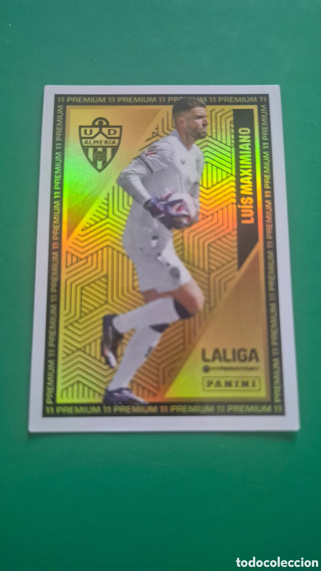 Cromos de f&uacute;tbol: LUIS MAXIMIANO ALMERIA PREMIUM HYPERMOTION SEGUNDA 2 DIVISION LIGA 2024/25 24 25 PANINI
