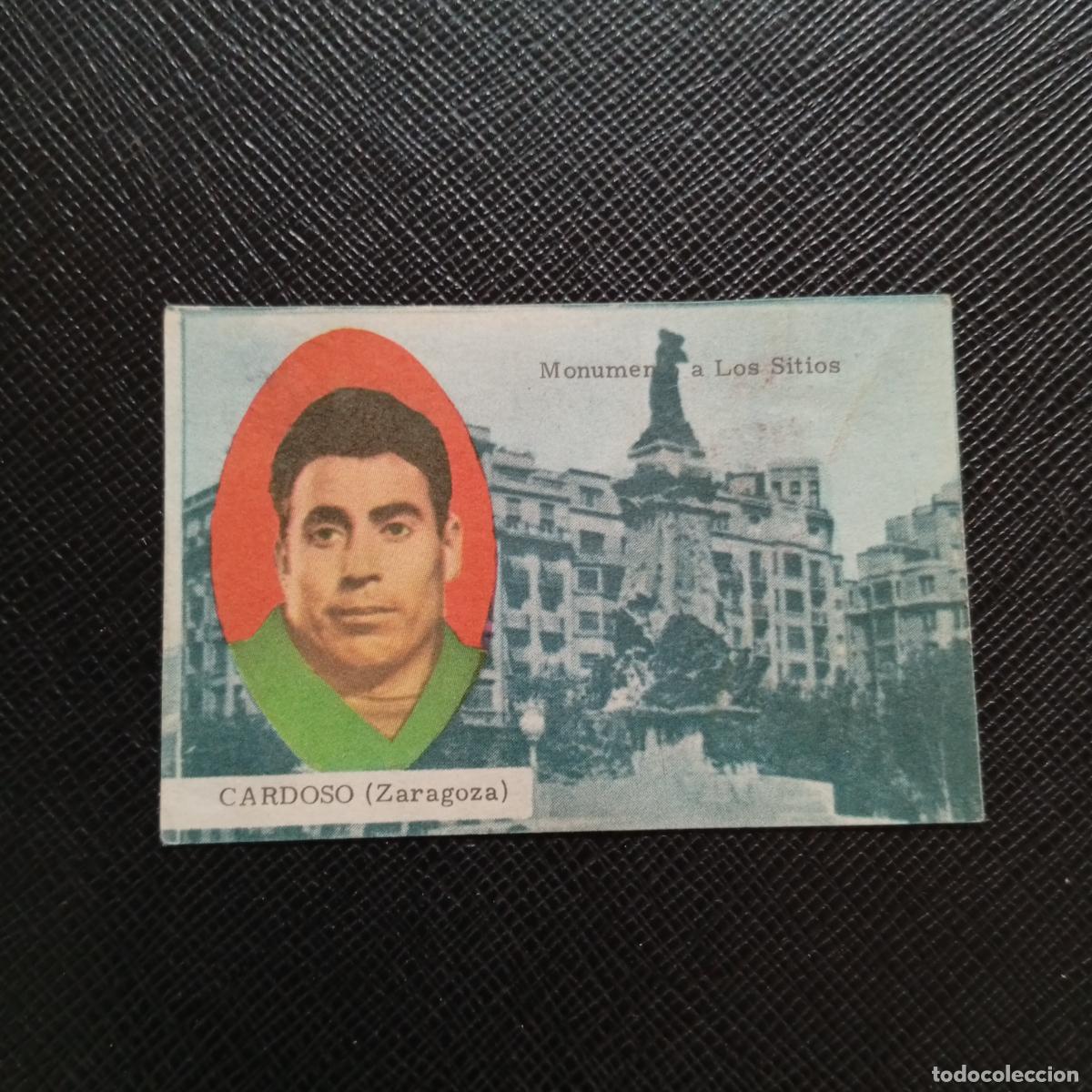 Cromos de f&uacute;tbol: CARDOSO ZARAGOZA FHER 1963 1964 CROMO FUTBOL 63 64 LIGA - DESPEGADO - A30 PG64