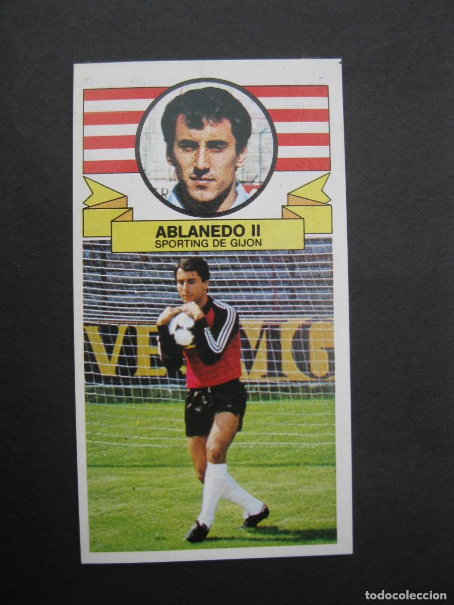Cromos de f&uacute;tbol: ABLANEDO II (SPORTING DE GIJ&Oacute;N) - CAMPEONATO DE LIGA 85/86 - EDICIONES ESTE.