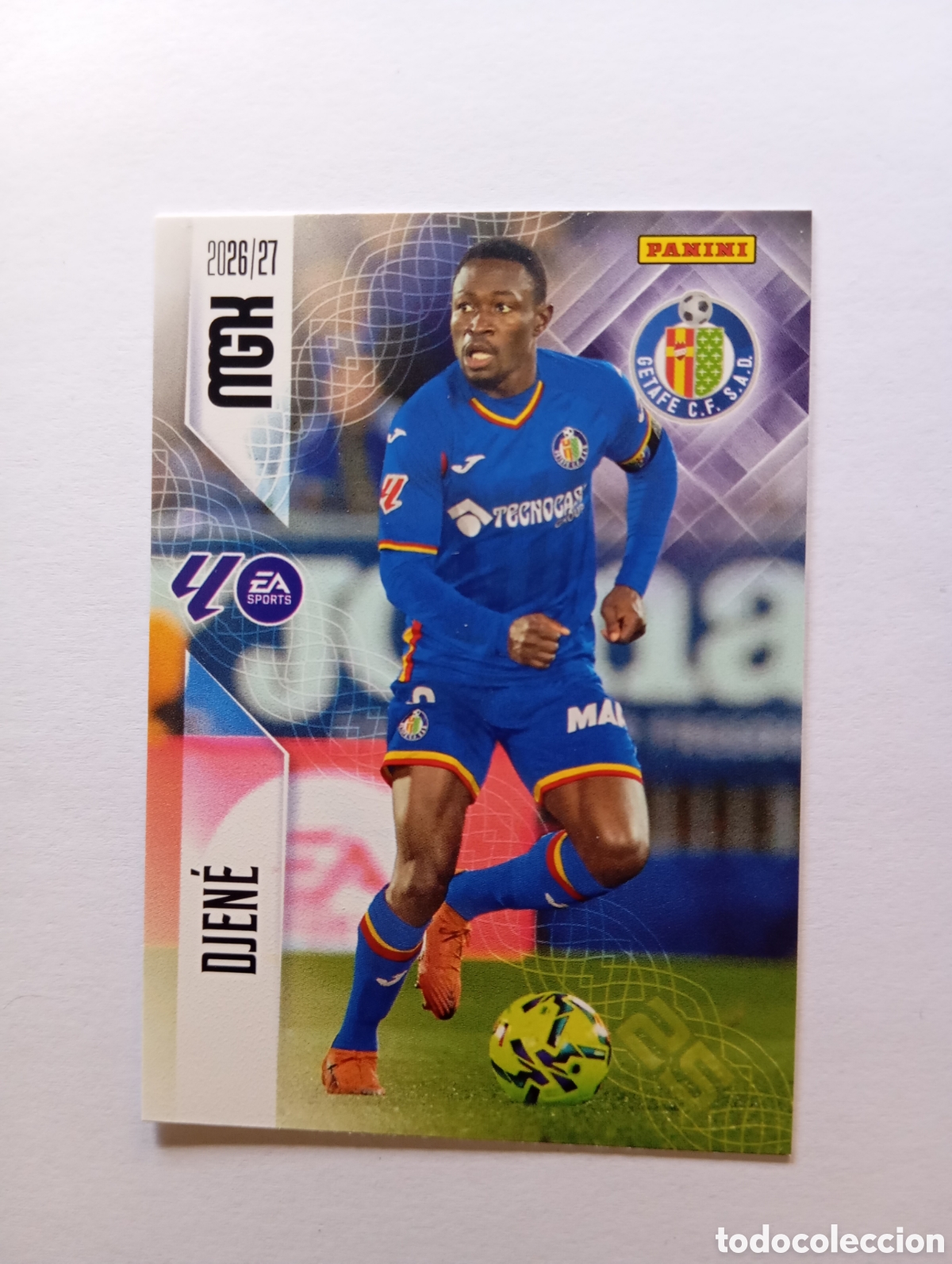 Cromos de f&uacute;tbol: 185 DJENE GETAFE PANINI MEGACRACKS 26 27