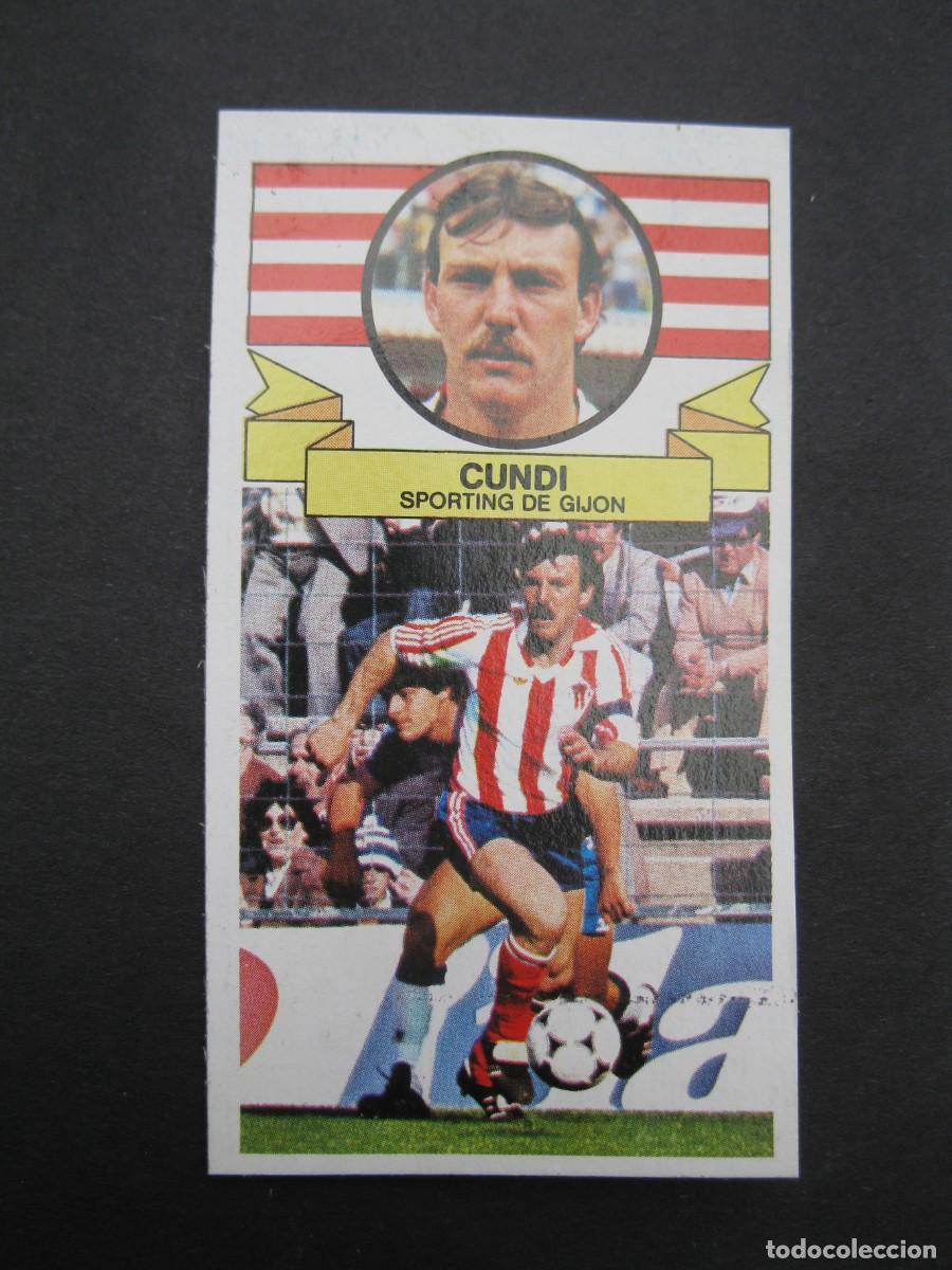 Cromos de f&uacute;tbol: CUNDI (SPORTING DE GIJ&Oacute;N) - CAMPEONATO DE LIGA 85/86 - EDICIONES ESTE.