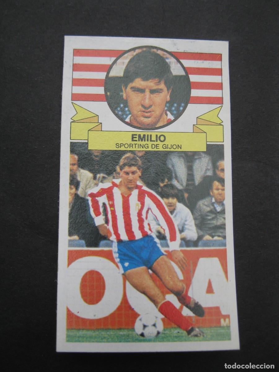 Cromos de f&uacute;tbol: EMILIO (SPORTING DE GIJ&Oacute;N) - CAMPEONATO DE LIGA 85/86 - EDICIONES ESTE.