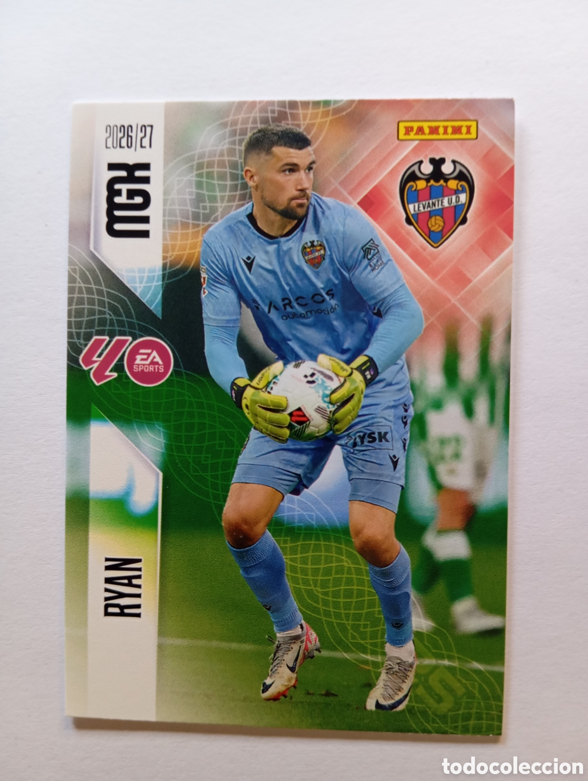 Cromos de f&uacute;tbol: 200 RYAN LEVANTE UD PANINI MEGACRACKS 26 27