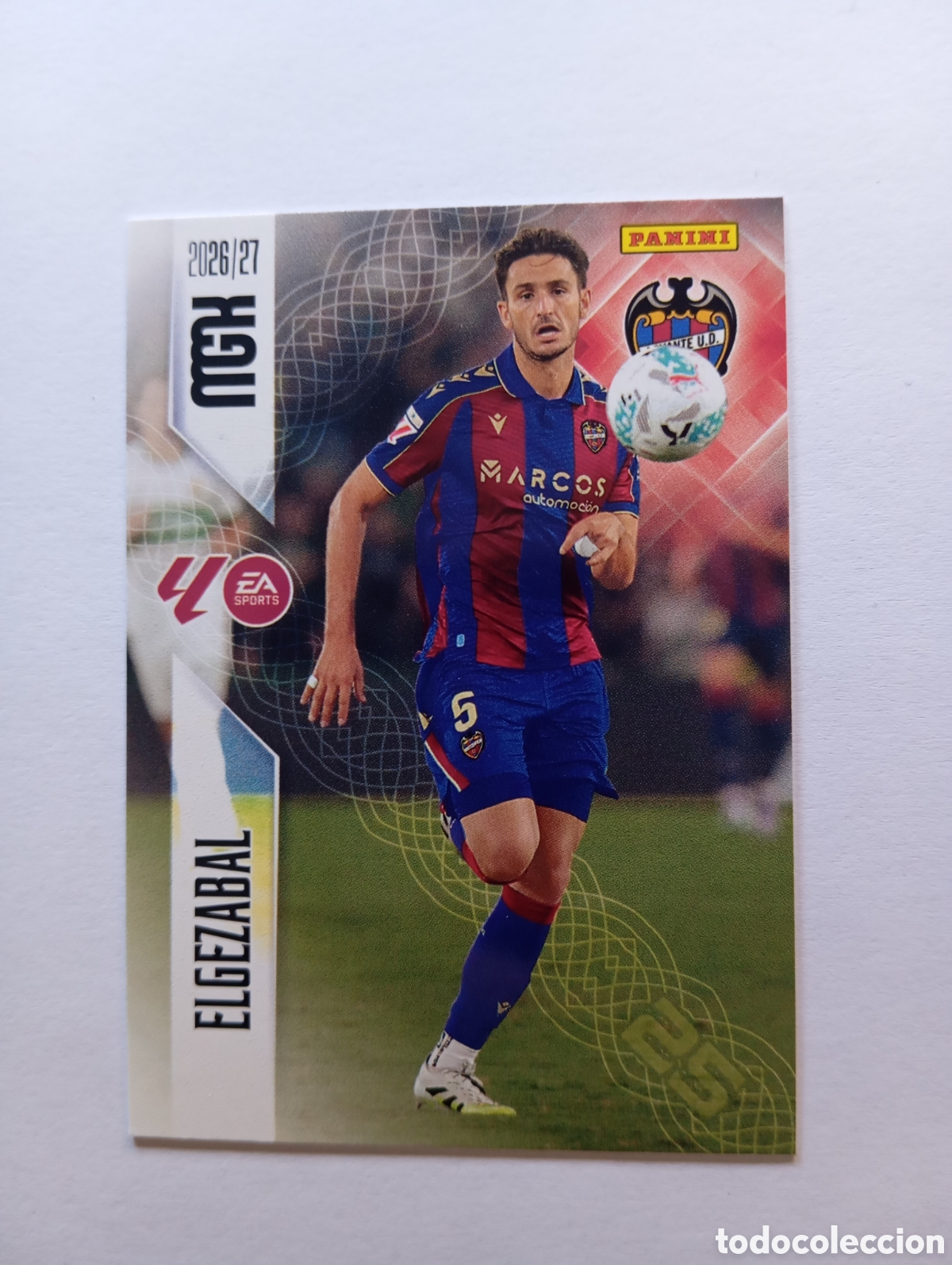 Cartes &agrave; collectionner de Football: 204 ELGEZABAL LEVANTE UD PANINI MEGACRACKS 26 27