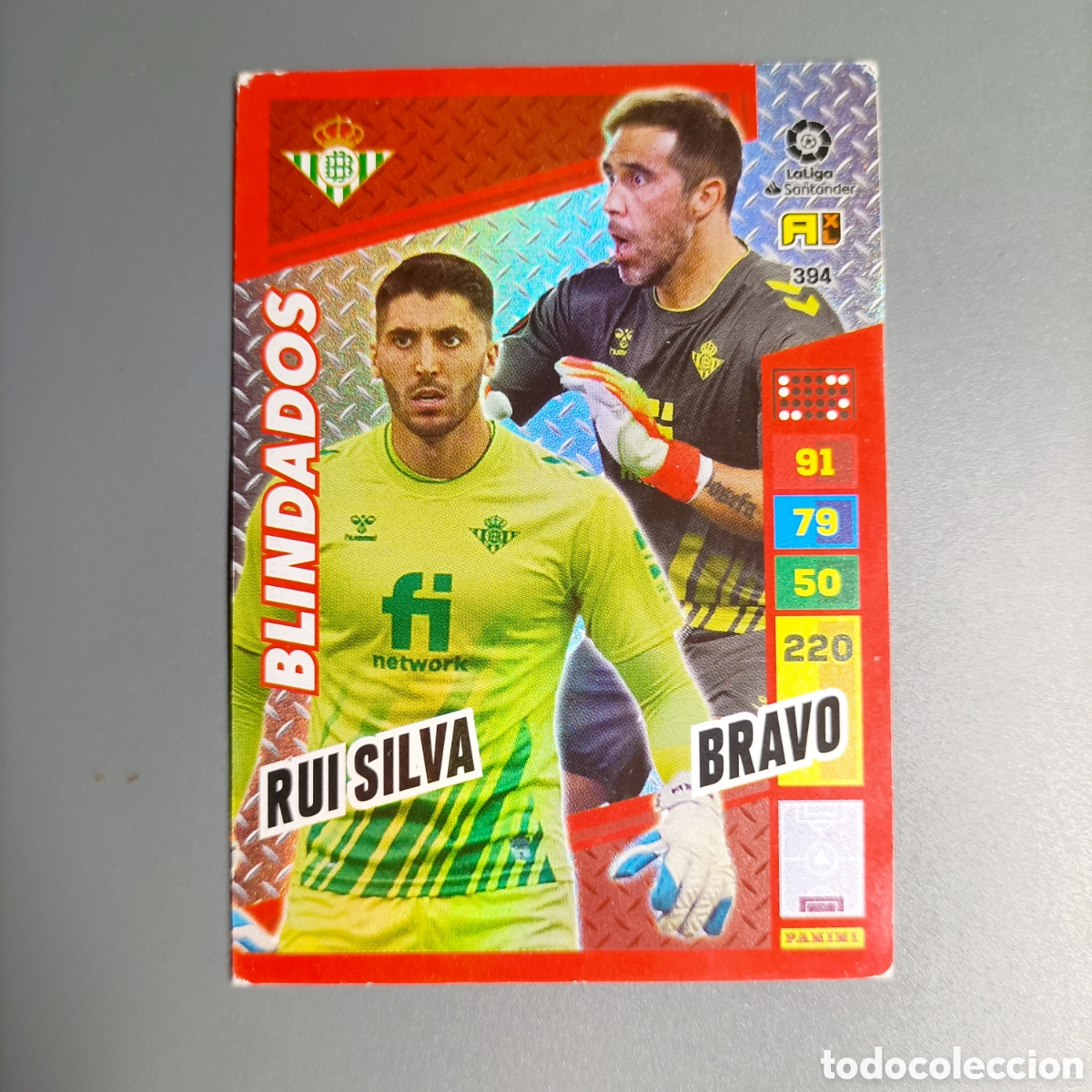 Fu&szlig;ball-Sticker: ADRENALYN LIGA 2022-2023 (BETIS) №394 BLINDADOS