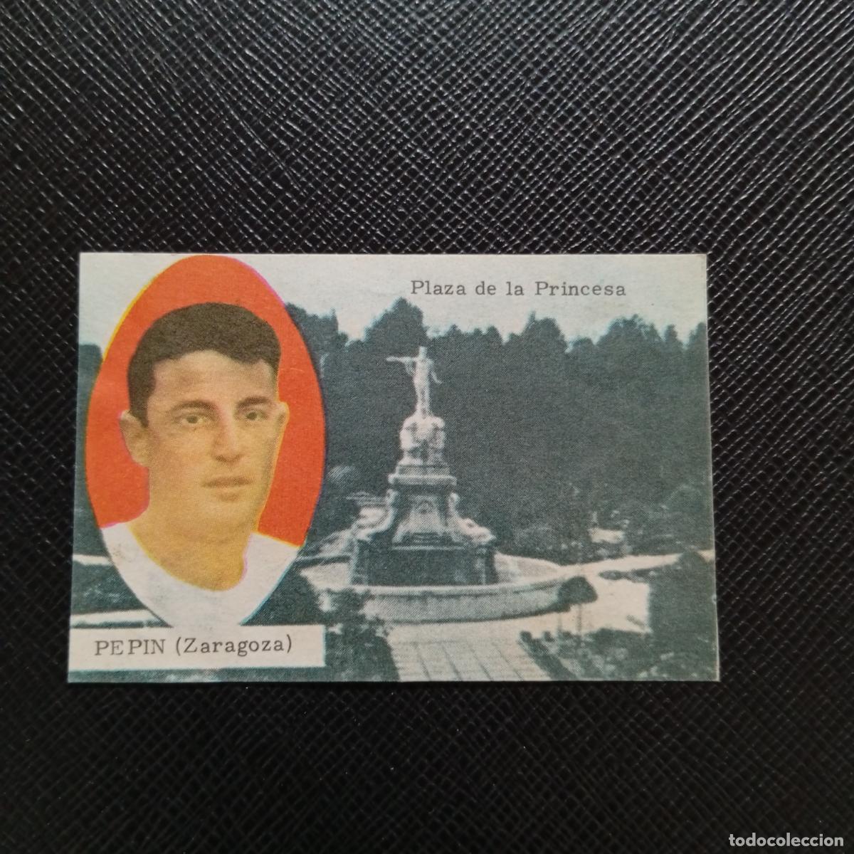 Cromos de f&uacute;tbol: PEPIN ZARAGOZA FHER 1963 1964 CROMO FUTBOL 63 64 LIGA - DESPEGADO - A30 PG82