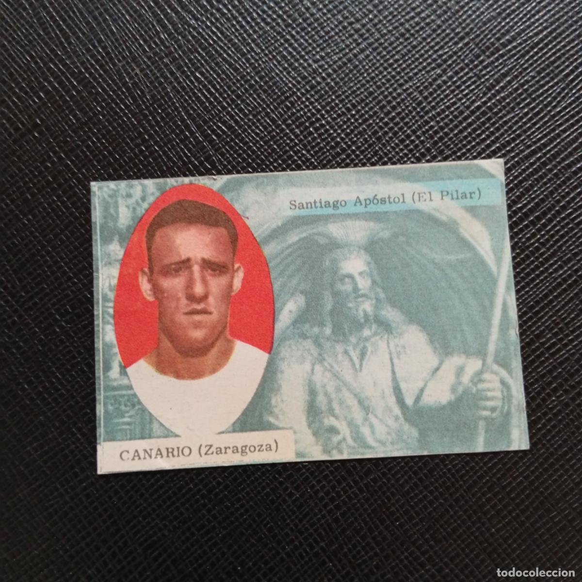 Cromos de f&uacute;tbol: CANARIO ZARAGOZA FHER 1963 1964 CROMO FUTBOL 63 64 LIGA - DESPEGADO - A30 PG91