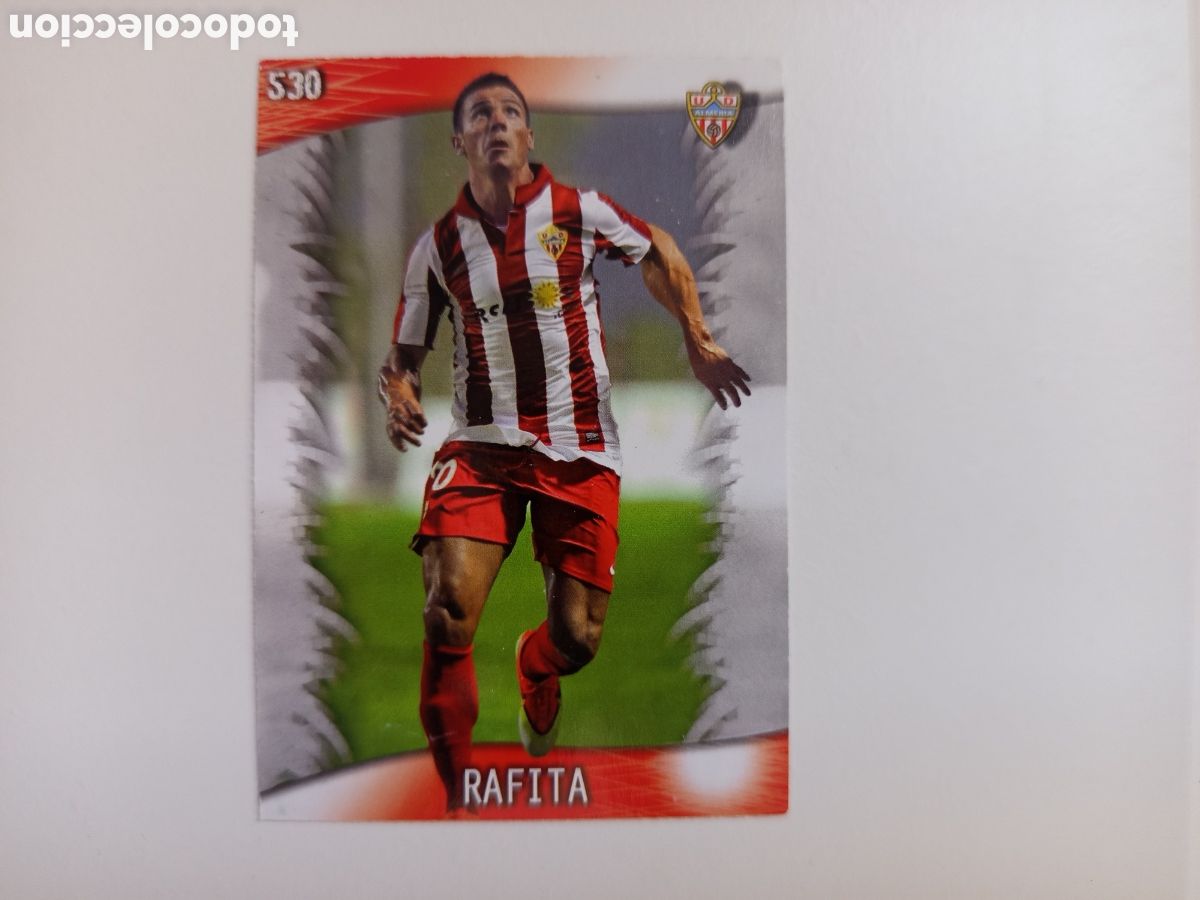 Fu&szlig;ball-Sticker: ❇️ CROMO ⚽ RAFITA ALMER&Iacute;A 530 ALMER&Iacute;A 527 FICHAS LIGA QUIZ GAME 2014 13 14 2013 2014 MUNDICROMO ❇️